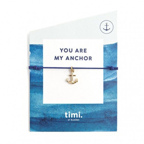 Silver Anchor Hemp Bracelet