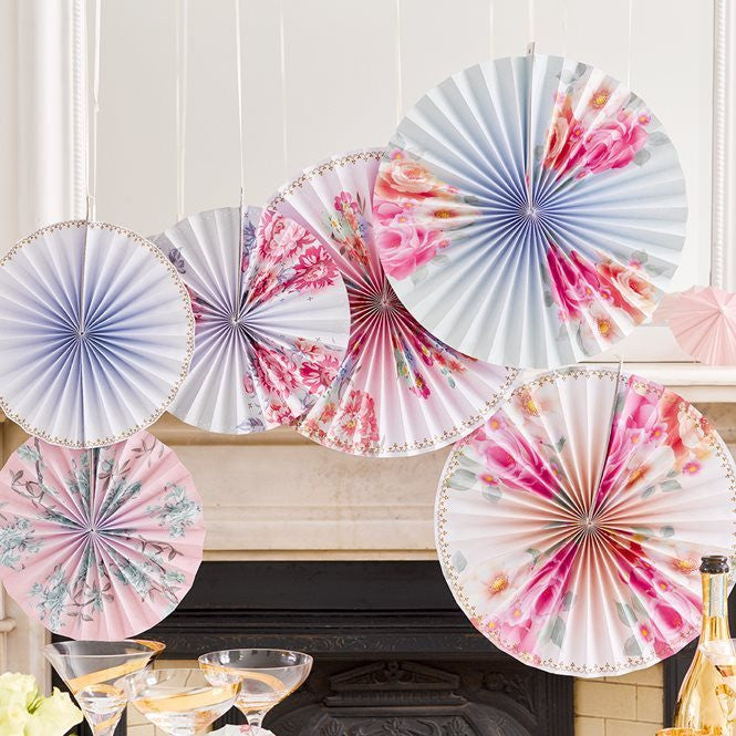 Floral Pinwheel Decorations