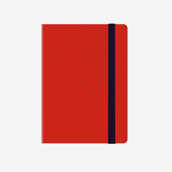 Small Lined Red Notebook - Paper Tiger