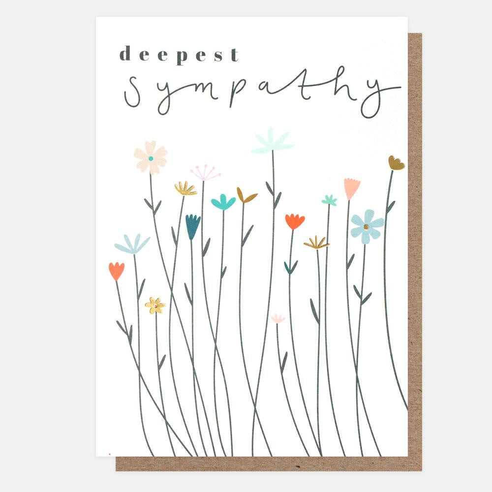 Deepest Sympathy Floral Card