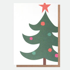 Merry Christmas Neon Christmas Tree Charity Pack of 5 Cards