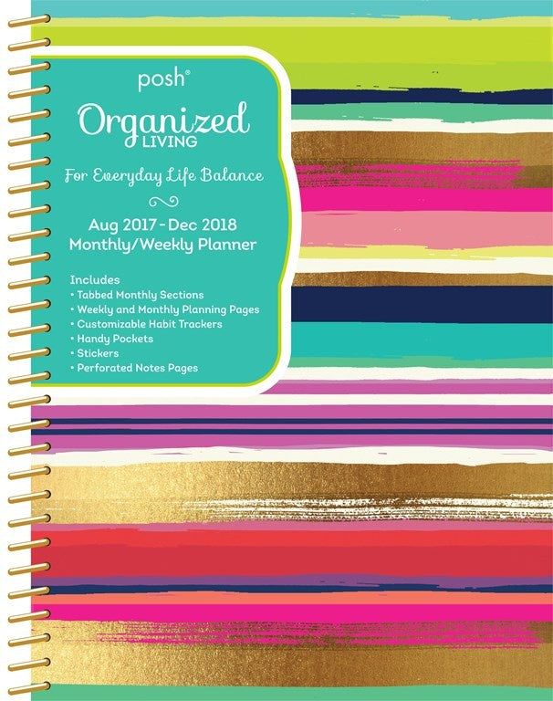 2017/2018 Posh Organised Living Diary