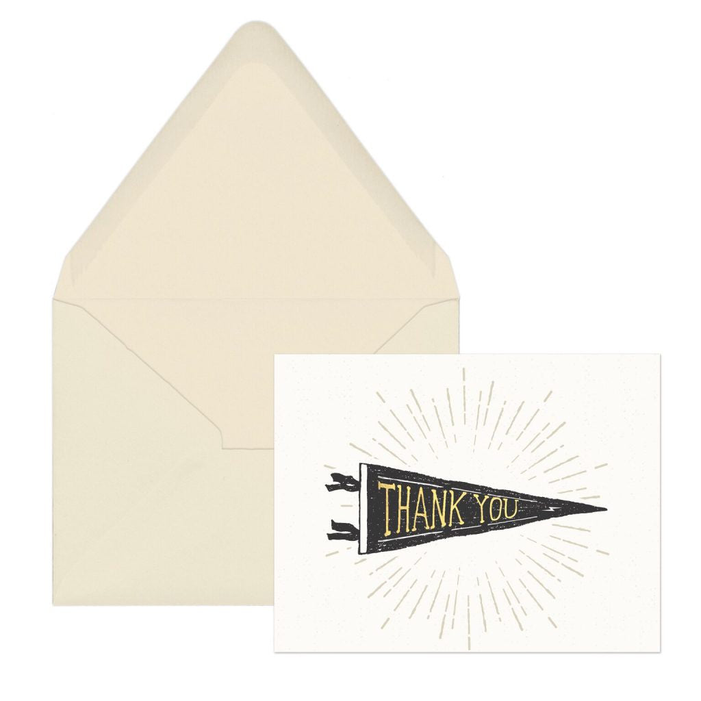 Box of White Starburst Thank You Cards