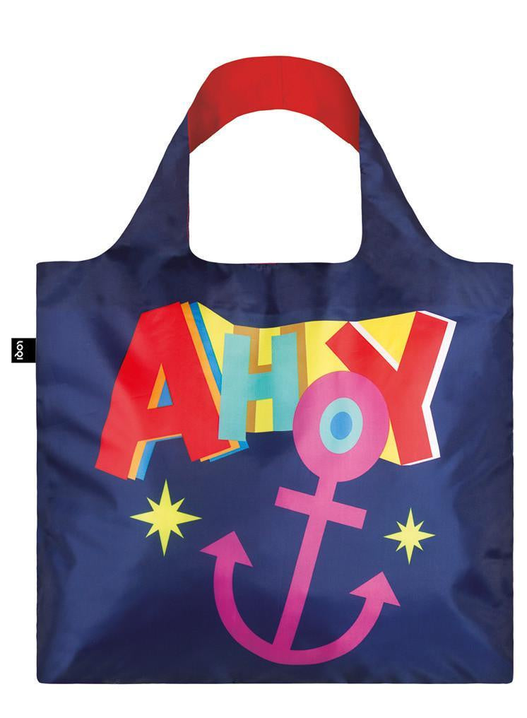 Loqi Nautical Ahoy Reusable Bag