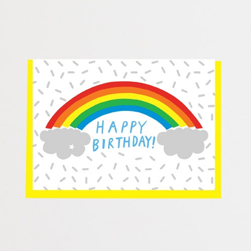Happy Birthday Rainbow Card