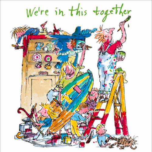 In This Together Quentin Blake Card