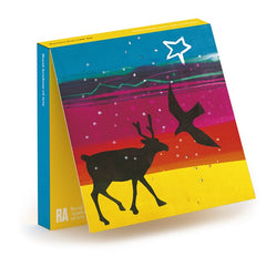 Barbara Rae Deer and Bird Christmas Card Box