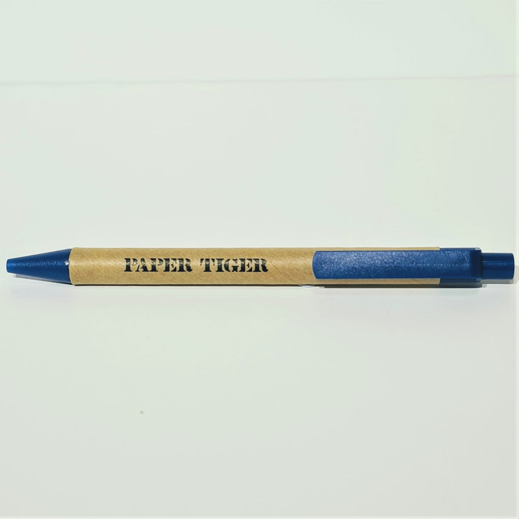 Paper Tiger Recycled Pen Blue