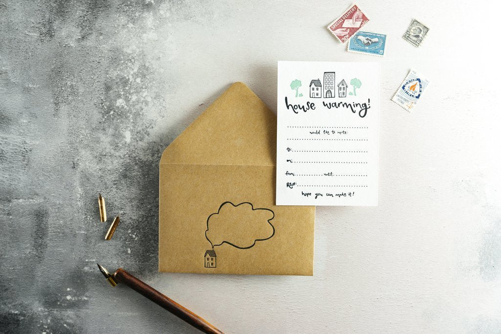 House Warming Invitations Set