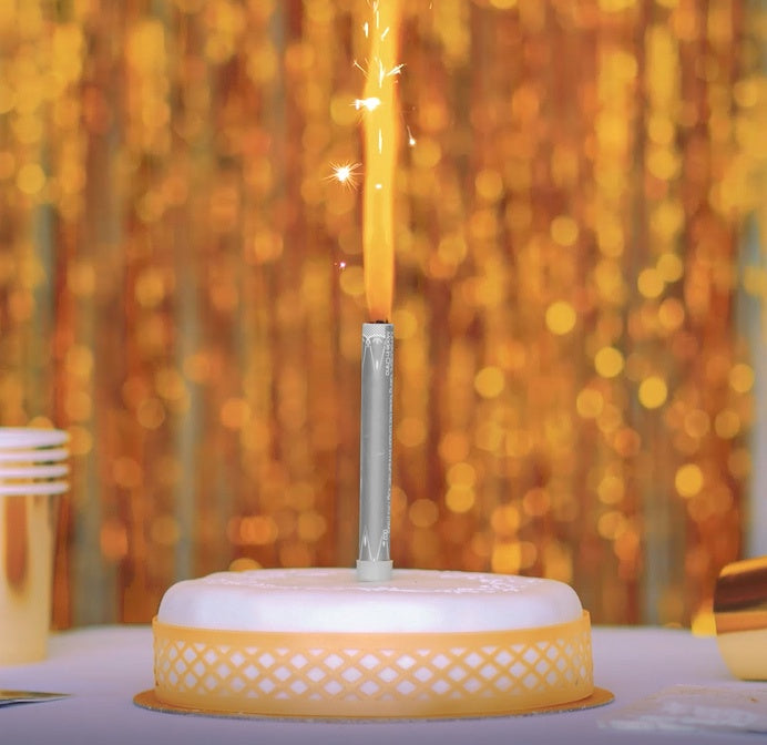 3 Cake Ice Fountains Silver