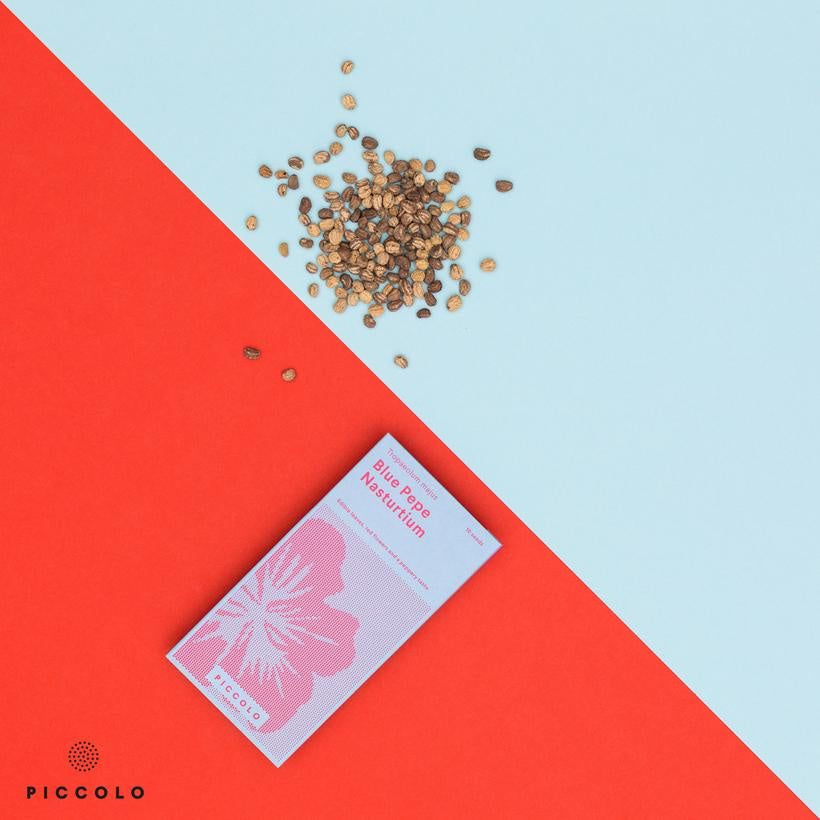 Blue Pepe Nasturtium Seeds