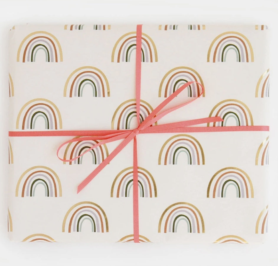 Little Gold Rainbow Sheet Wrap