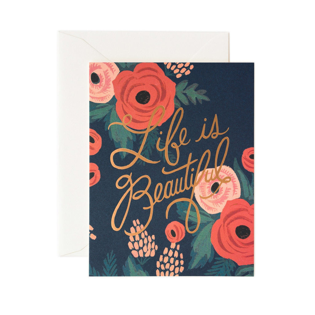 Life is Beautiful Card