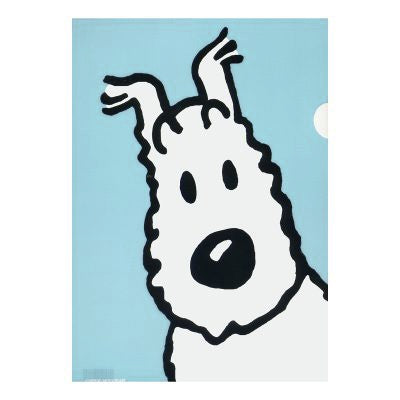 Snowy A4 Plastic Sleeve Light Blue