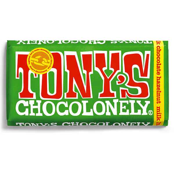 Tony’s Chocolonely Milk Chocolate Hazelnut Bar