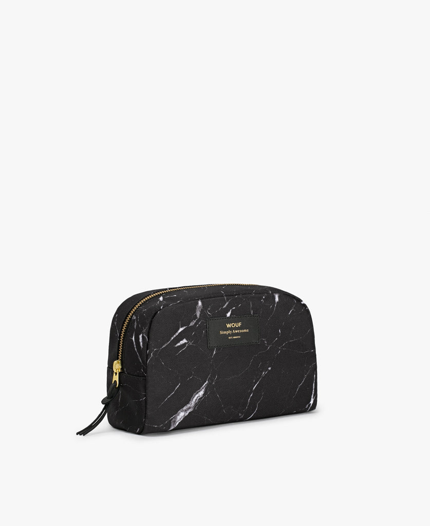 Black Marble Big Beauty Bag