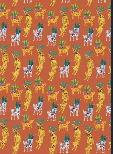 Botanical Tigers Sheet Wrap