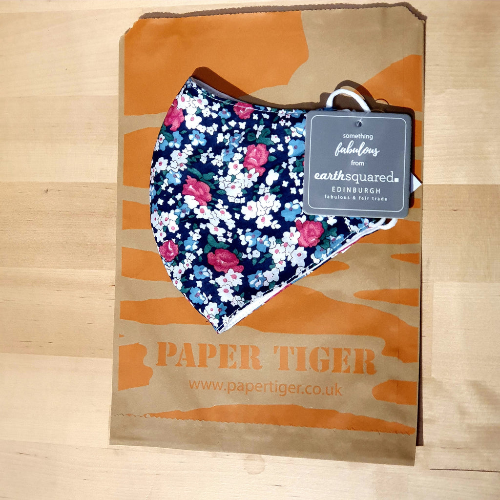 Red Flower Face Mask