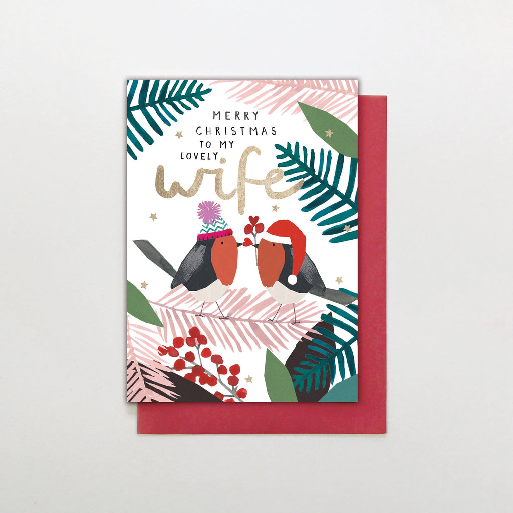 Merry Christmas To My Wife Card