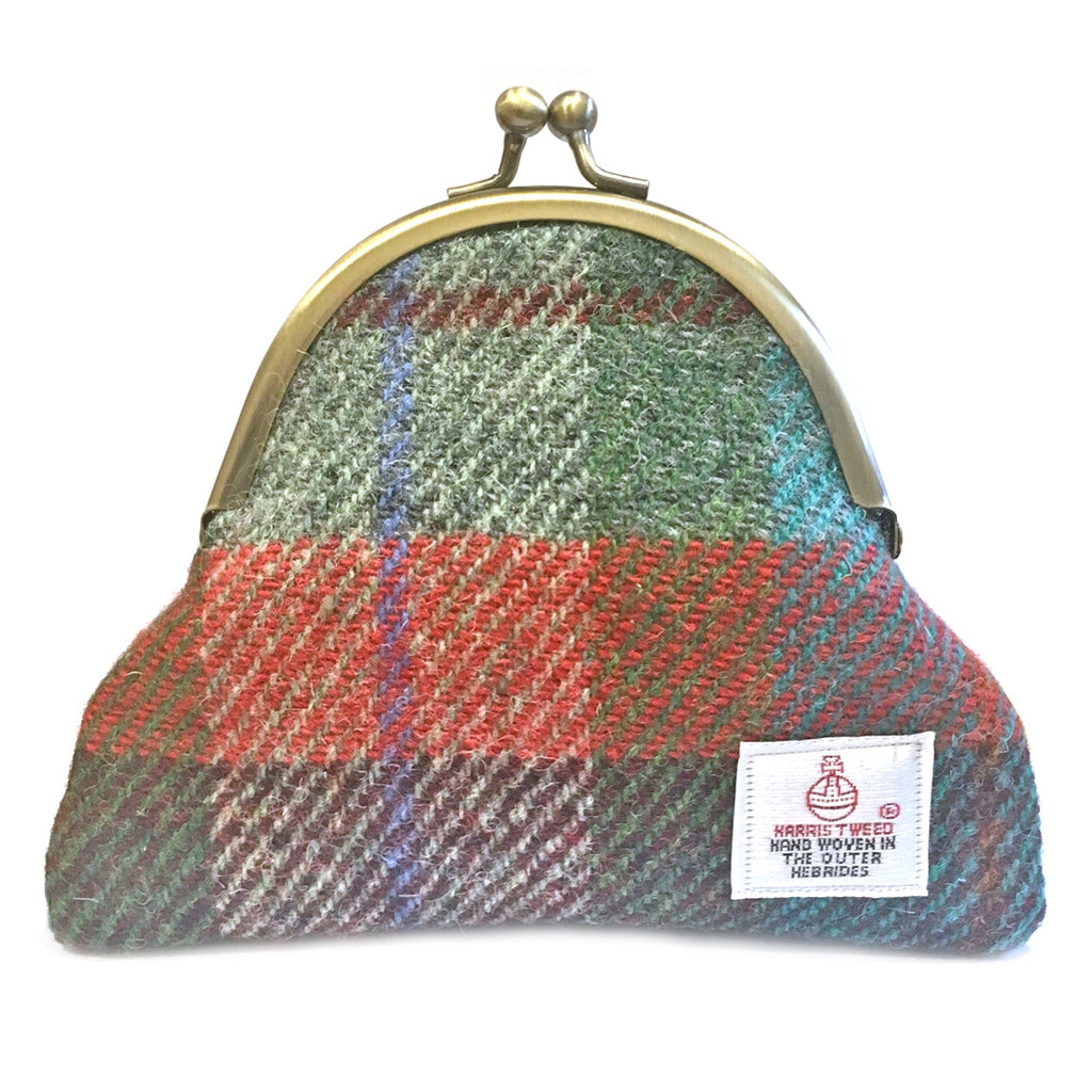 Green & Orange Clasp Coin Purse