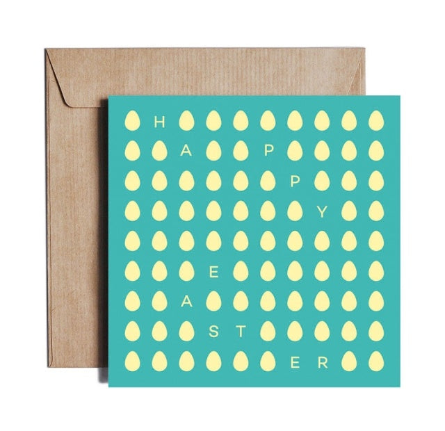 Happy Easter Word Search Card