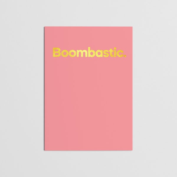 Boombastic Card