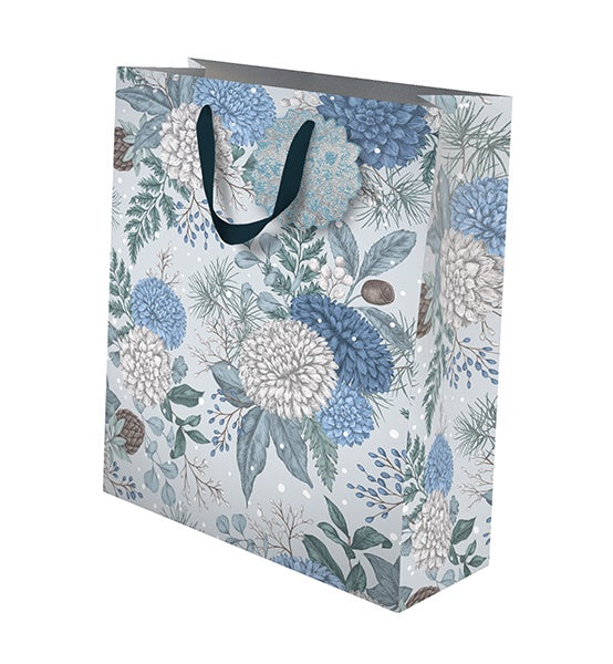 Sapphire & Snow Medium Gift Bag