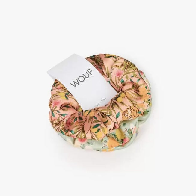 Bengala and Aida Scrunchies