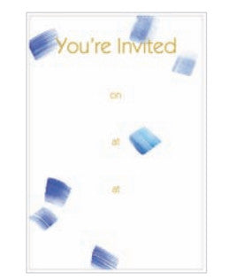 Pack of 8 Sea Breeze Party Invitations