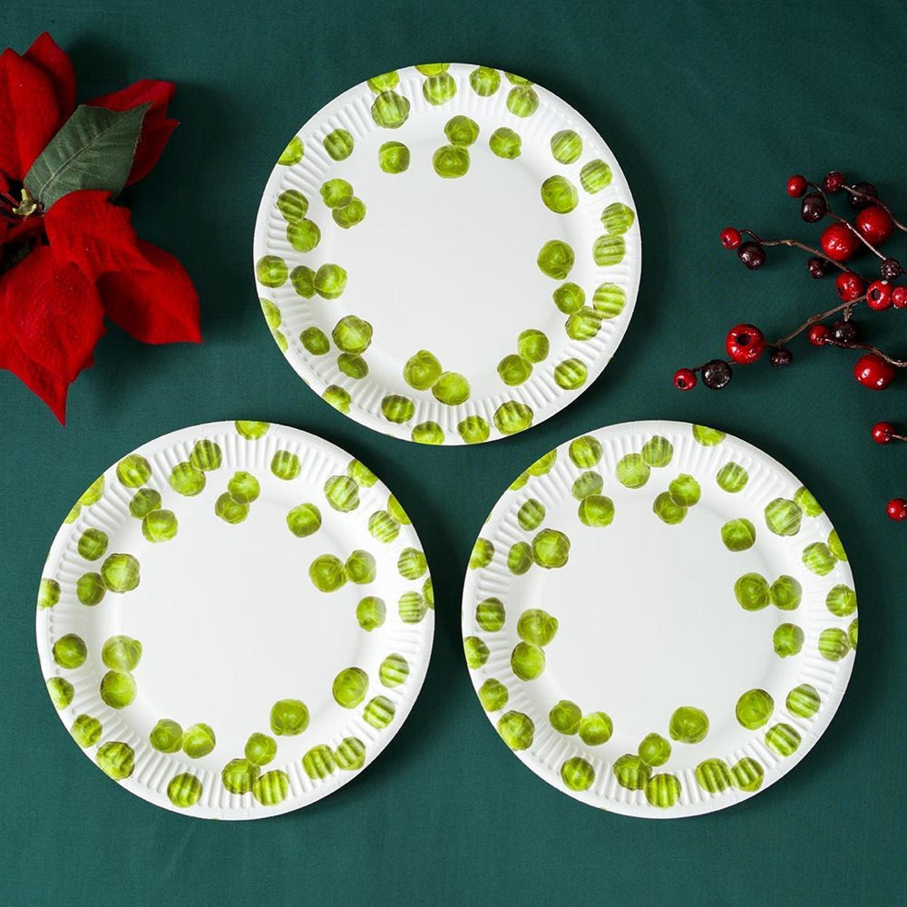 Botanical Sprout Paper Plates