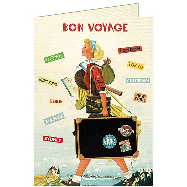 Bon Voyage-Girl Suitcase
