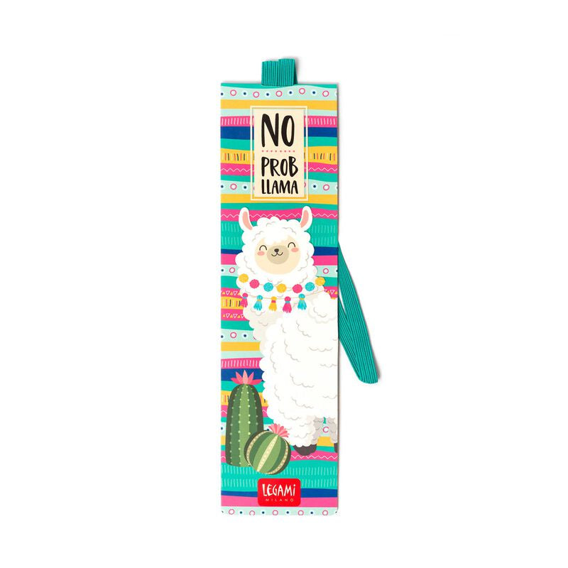 No Probllama Bookmark