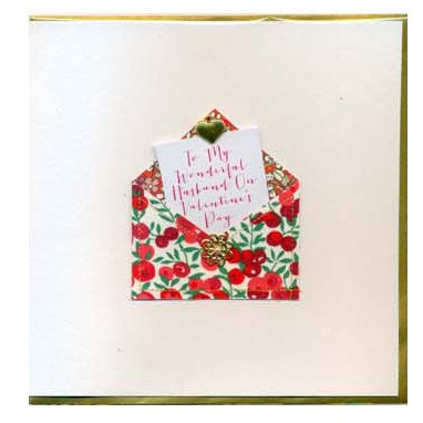 To My Wonderful Husband Envelope Card