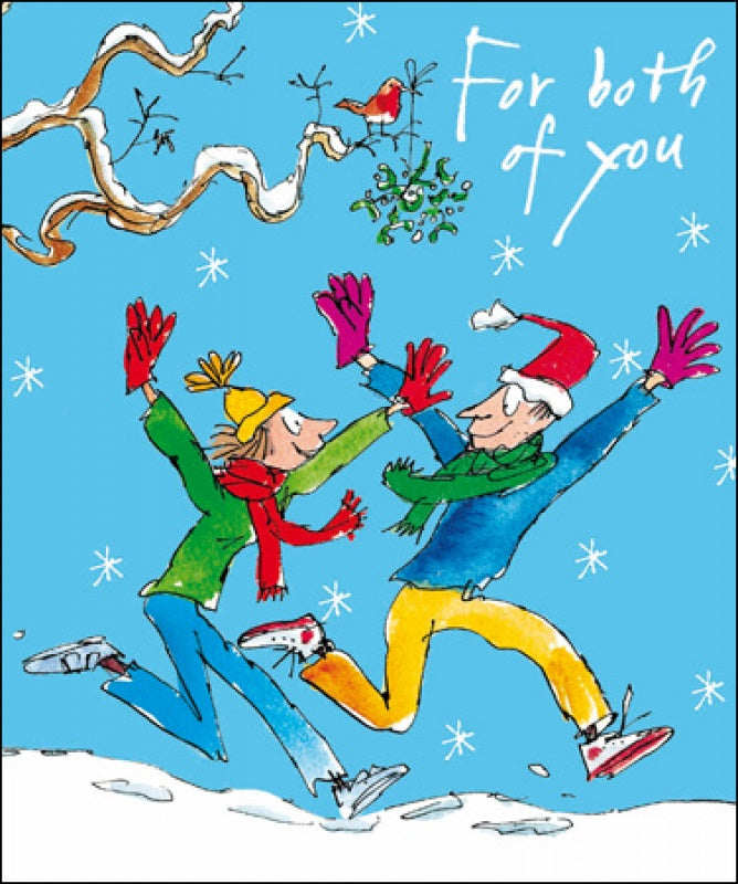 Quentin Blake For Both Of You Christmas Card