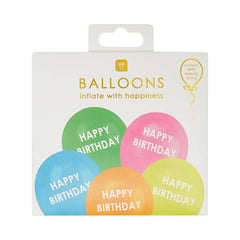 Rainbow Balloons Pack of 5