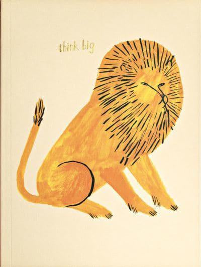 Big Cat Lion Green Journal