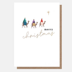 Merry Christmas 3 Wise Men Card