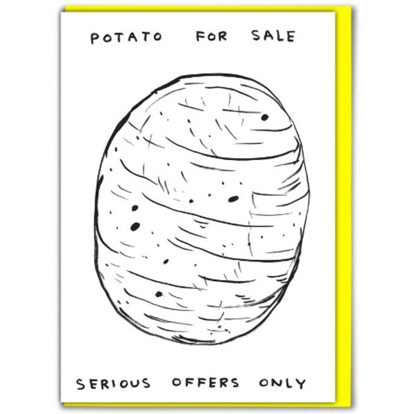 Potato For Sale Card