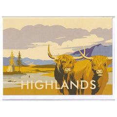 Highlands Cattle Postcard