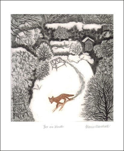 Fox in Winter Card