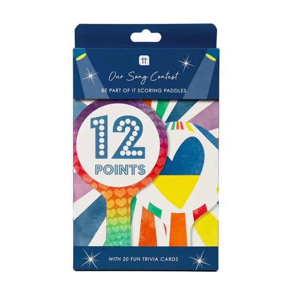 Eurovision Song Contest Scoring Paddles