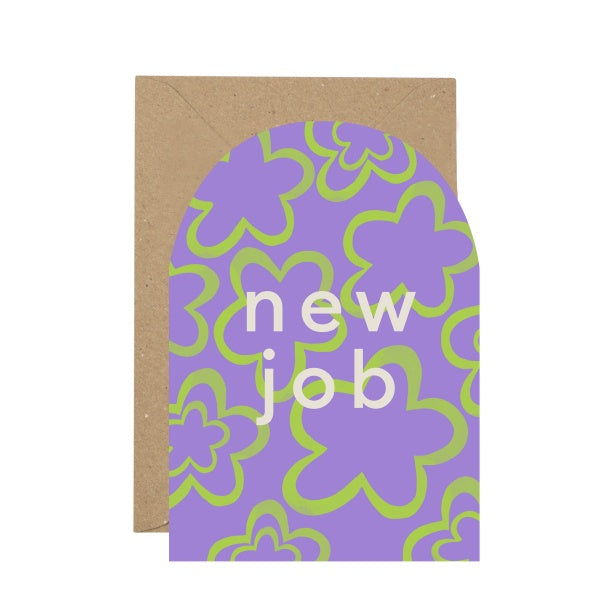 New Job Curved Card