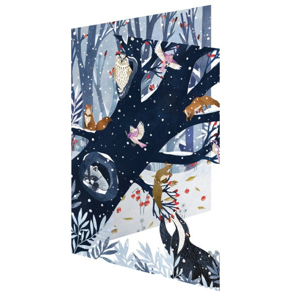 Hollow Tree Christmas Hideaway Card Pack