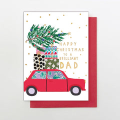Dad Car and Presents Card