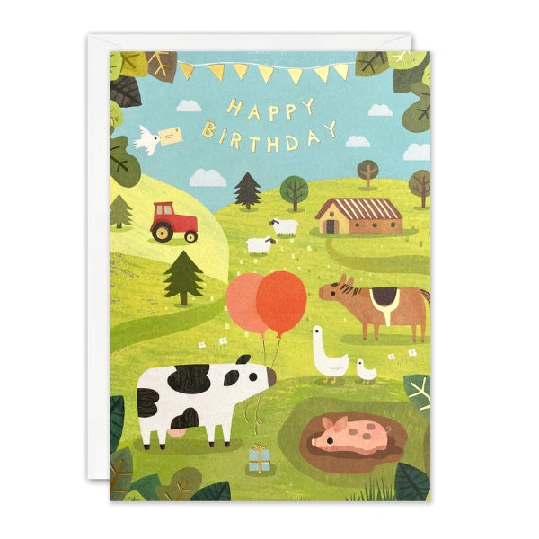 Farm Birthday Card