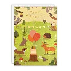 Woodland Birthday Card