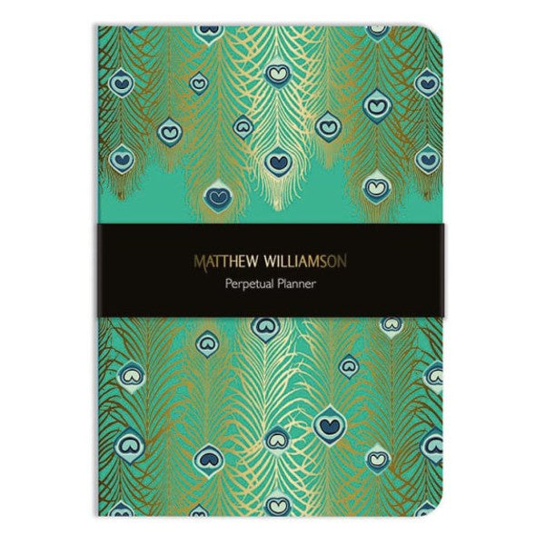 Jade Peacock Heart Notebook