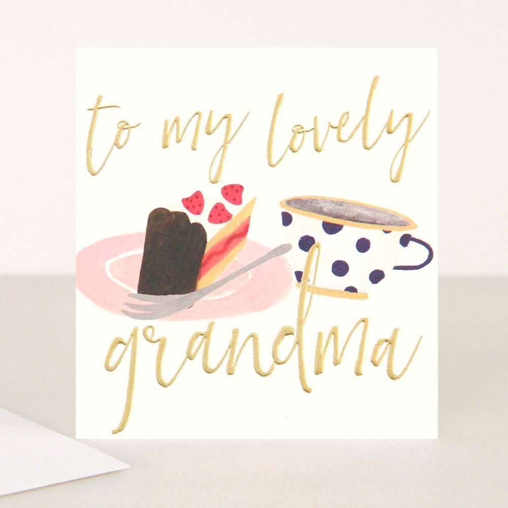 To My Lovely Grandma Birthday Card