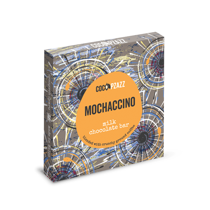 Coco Pzazz Mochaccino Milk Chocolate Bar