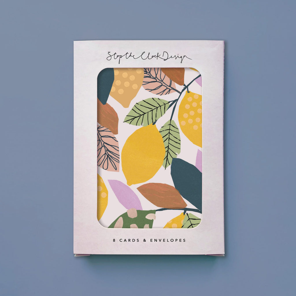 Lemons Pack of 8 Cards